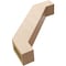 Ekena Millwork 3-inch W x 14-inch D x 14-inch H Burlington Rough Cedar Woodgrain TimberThane Knee Brace, Primed BRCUR03X14X14BURRCPR - alternate 6